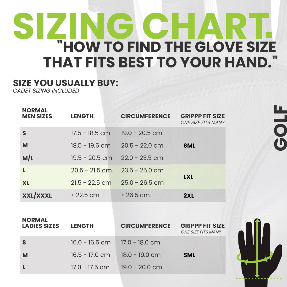 HIRZL Trust Hybrid Plus (+) - Golf Gloves - Black