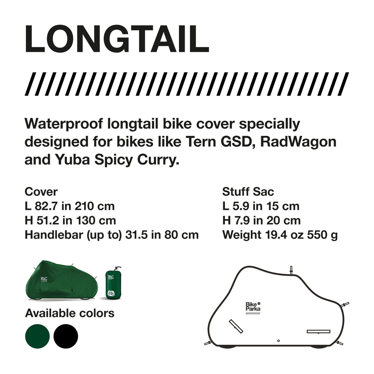 BikeParka - Bike Covers - Longtail