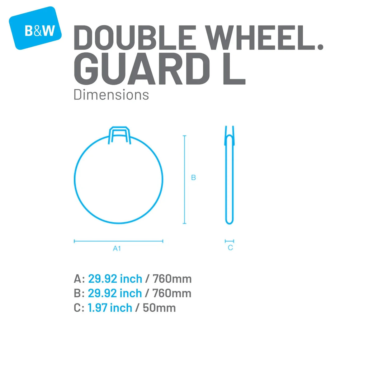 B&W Transport Bag - Double Wheelguard