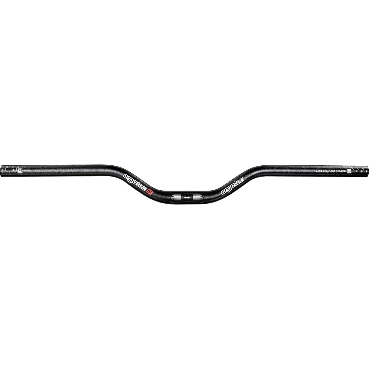 Ergotec Riser Bar 50 (25.4, GW680, GL175, GH50,12° | Black Sandblasted)