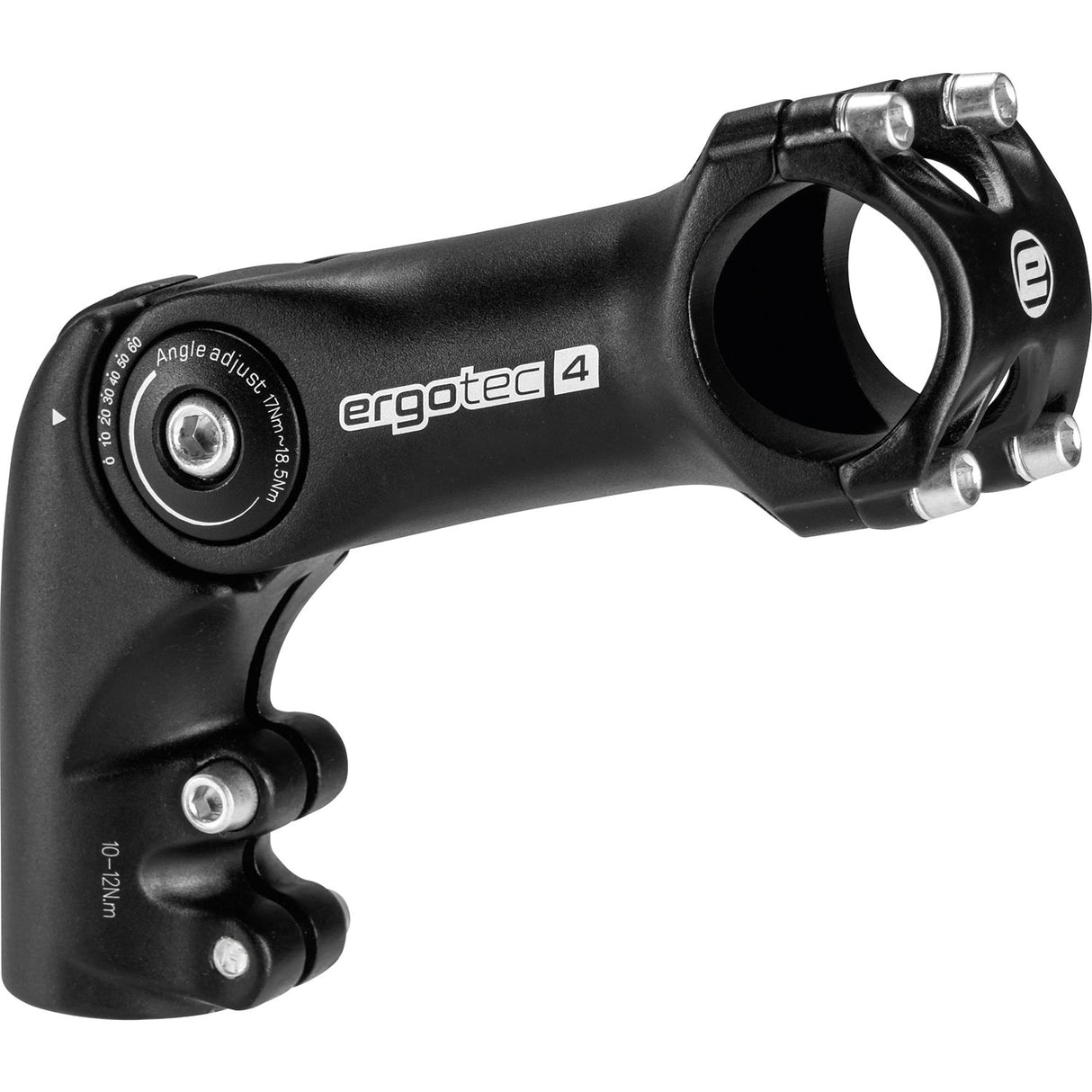 Ergotec Stem Octopus 2 (Ahead 50, 28.6/31.8, 58/110mm | Black Sandblasted)