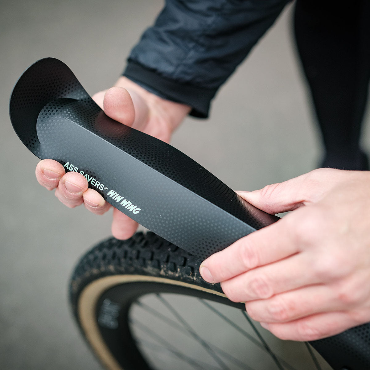 Ass Savers Win Wing 2 Road Rear Mudguard w/ Black Wishbone