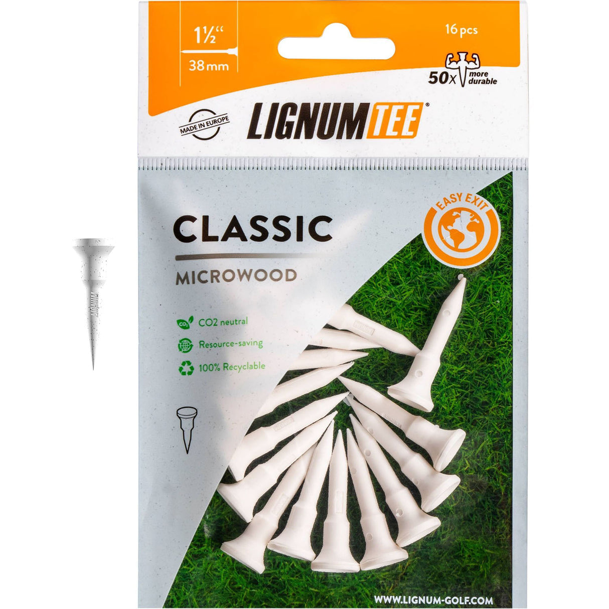 Lignum Classic Golf Tees