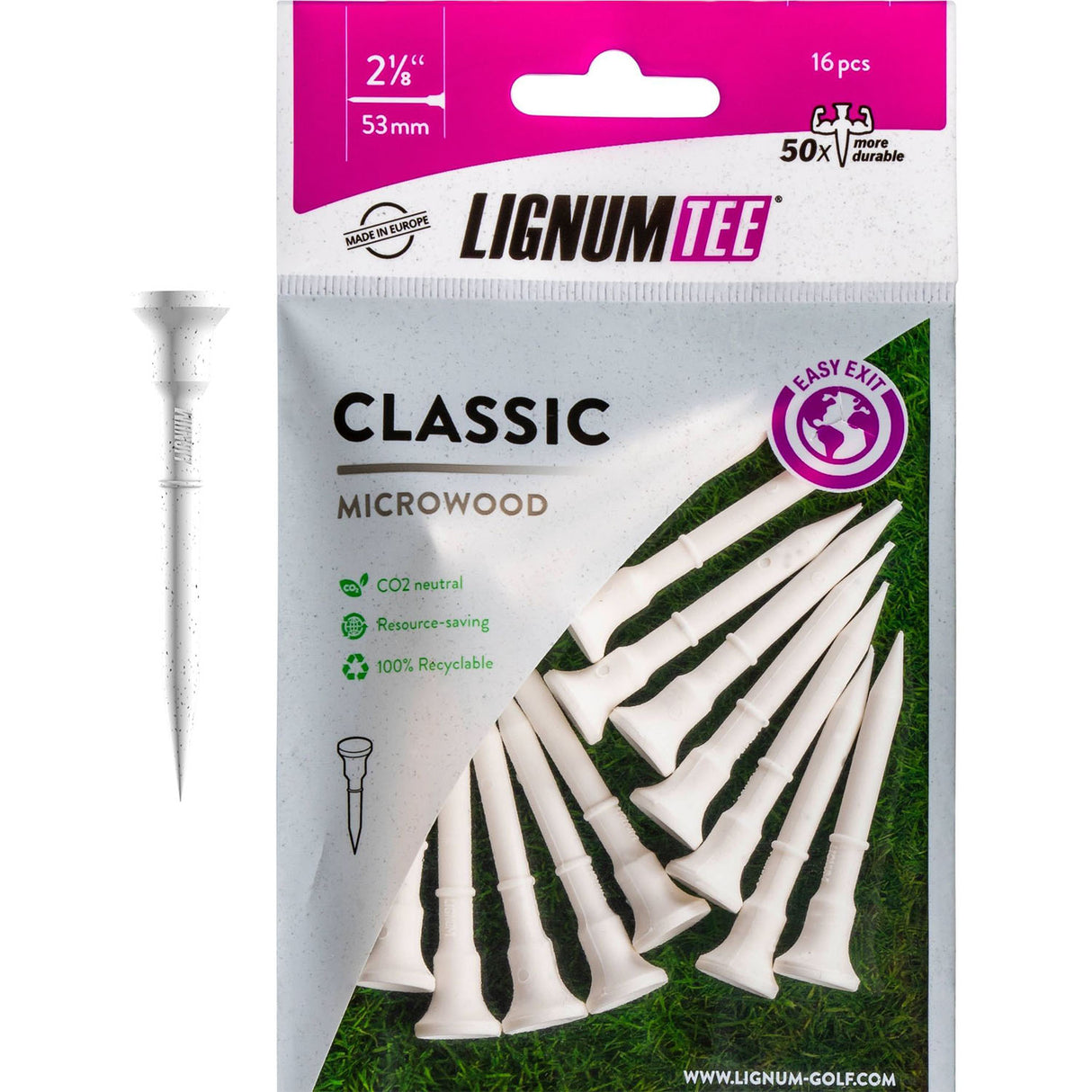 Lignum Classic Golf Tees