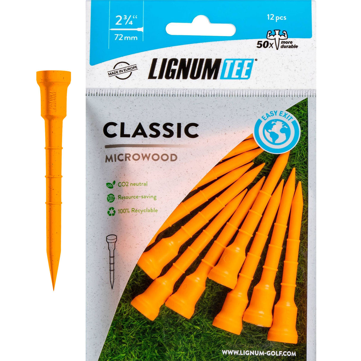 Lignum Classic Golf Tees
