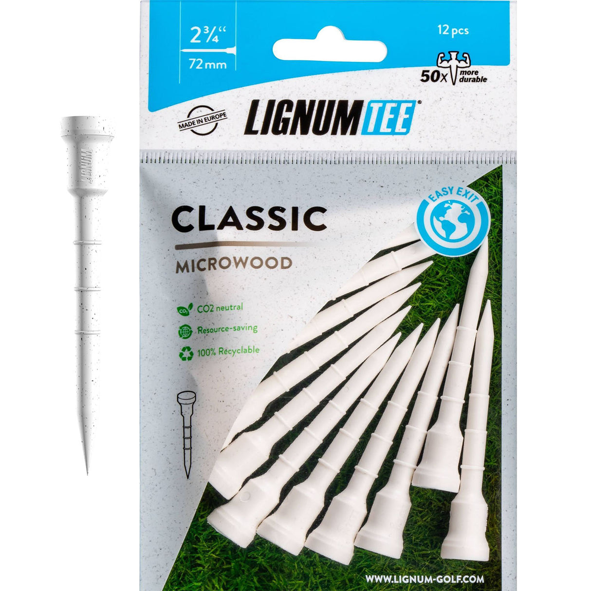 Lignum Classic Golf Tees