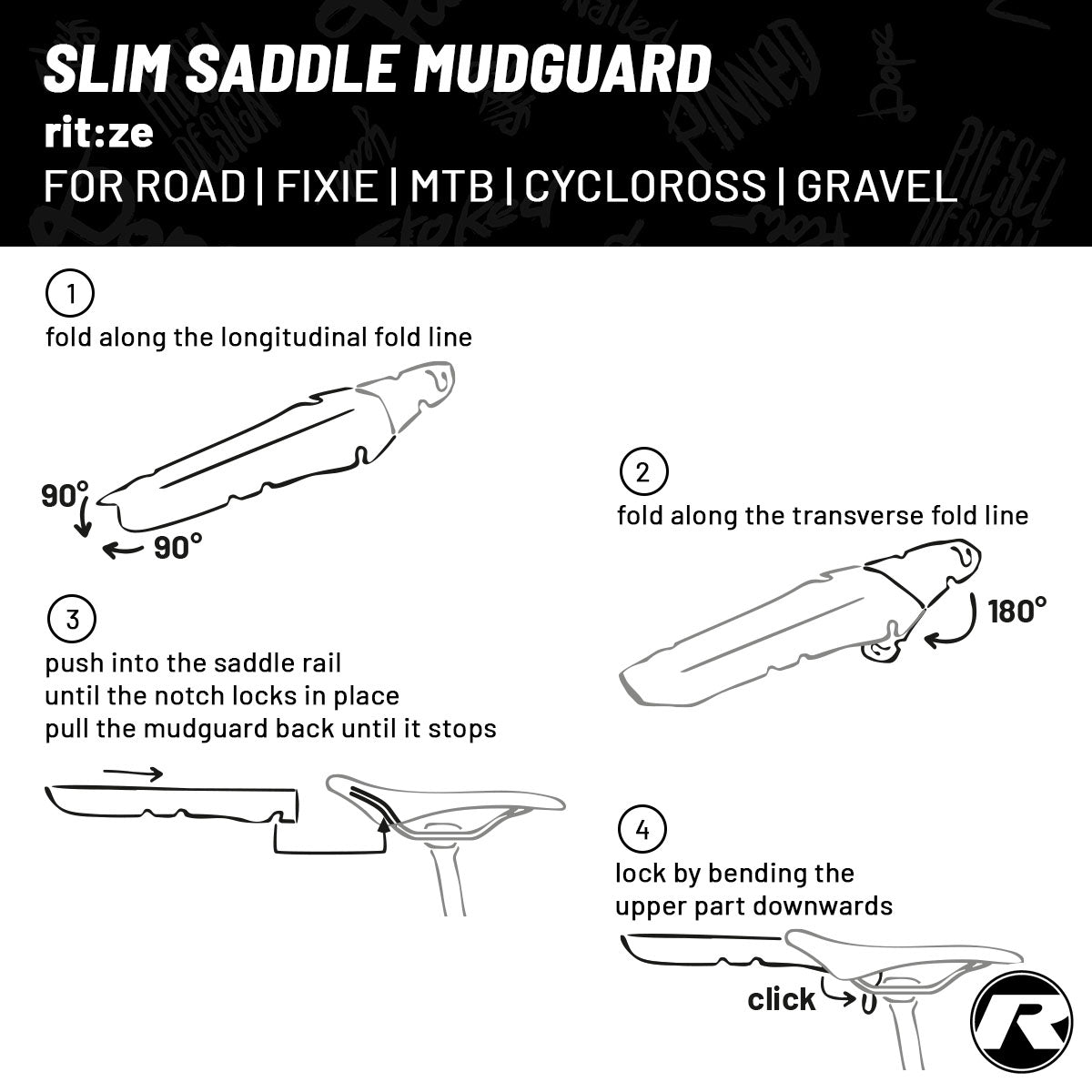 Riesel Design - Rear Mudguard - RIT:ZE - ZEITBIKE