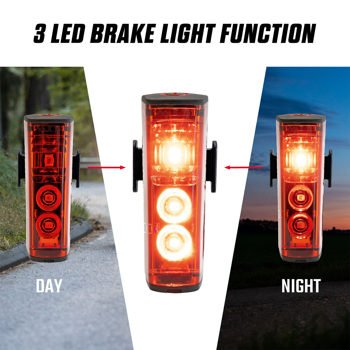 SIGMA Light - BLAZE FLASH, Rear Light w/ Brake Light