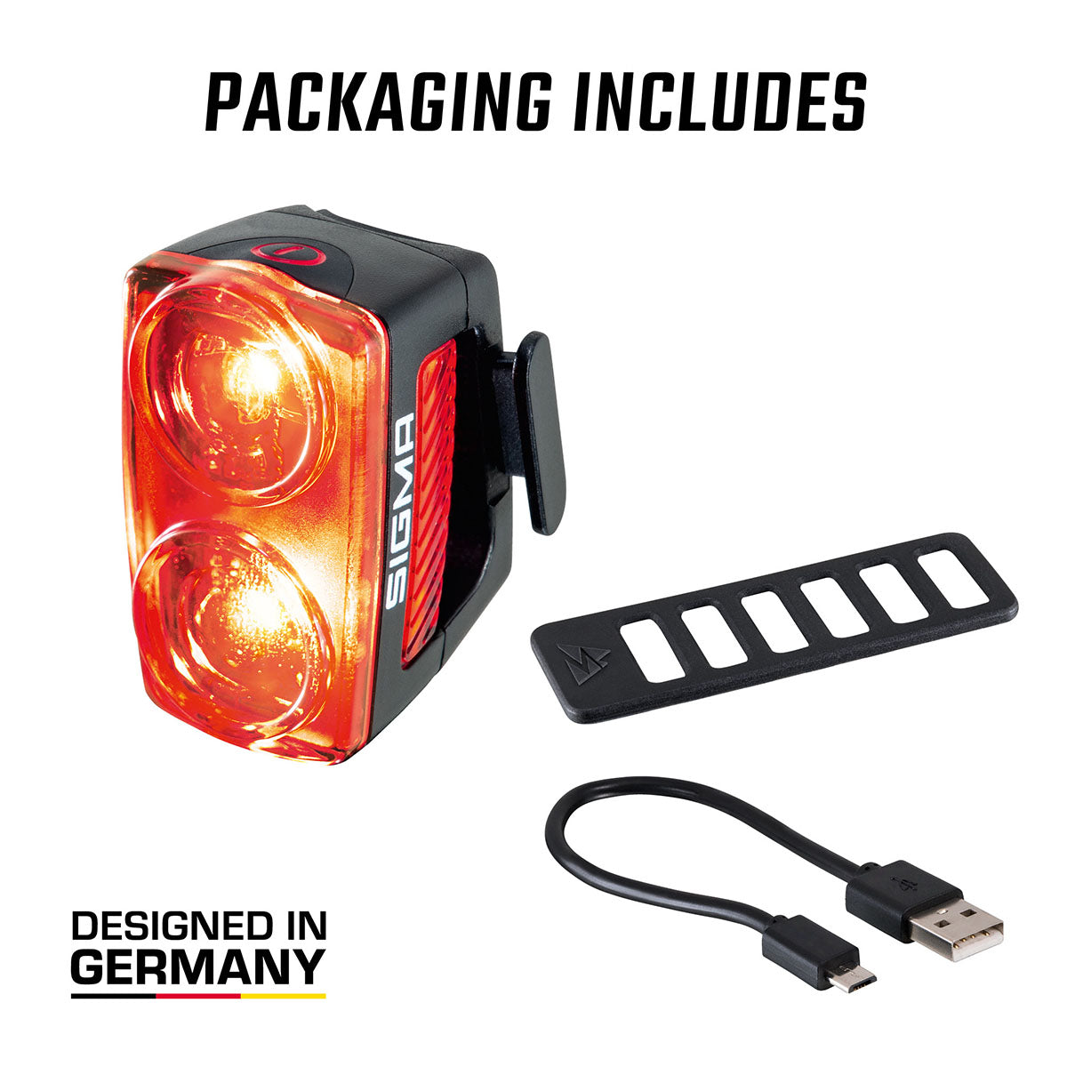 SIGMA BUSTER 150 - Flashing Rear Light with Brake Light