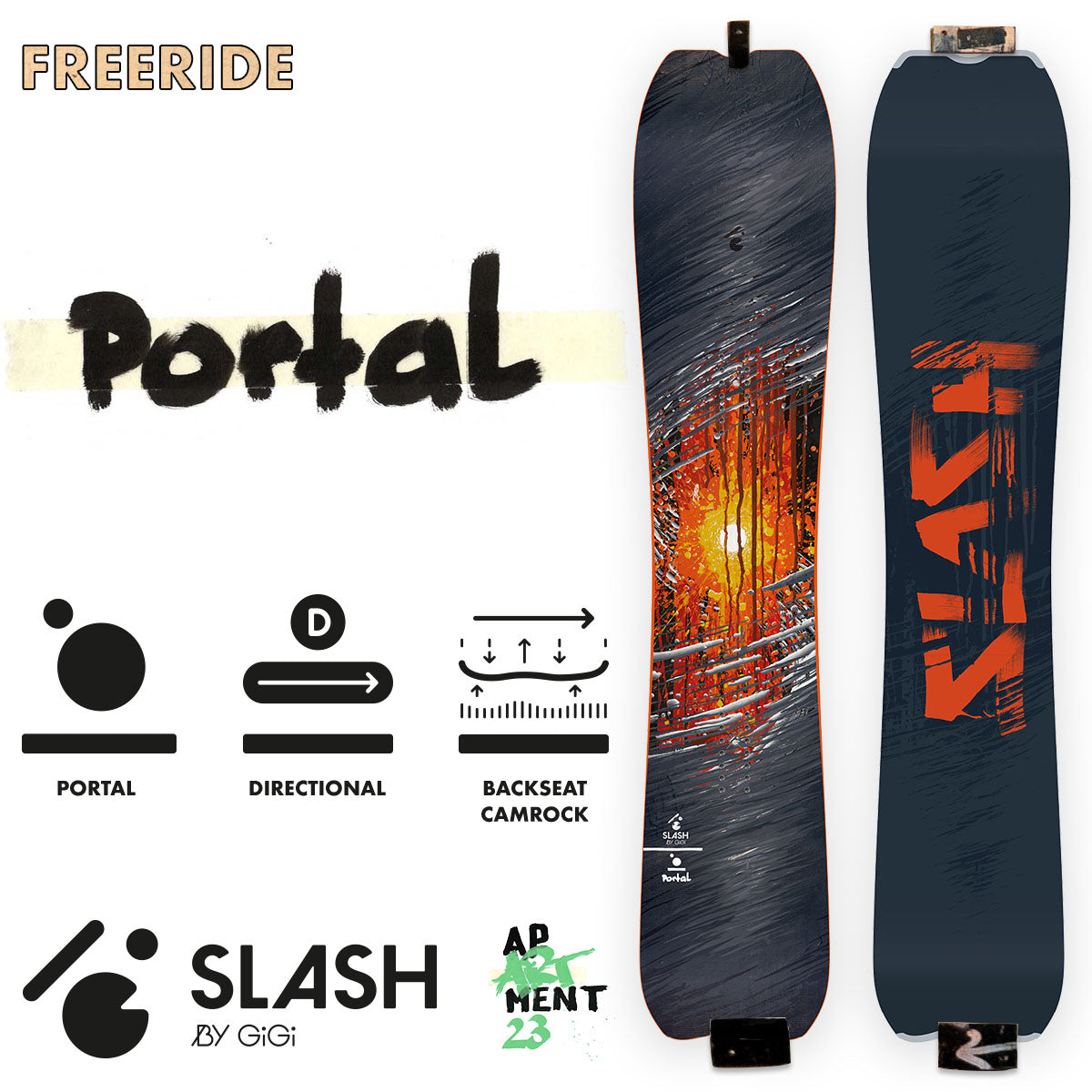 Slash by GiGi - Portal Snowboard - ApARTment