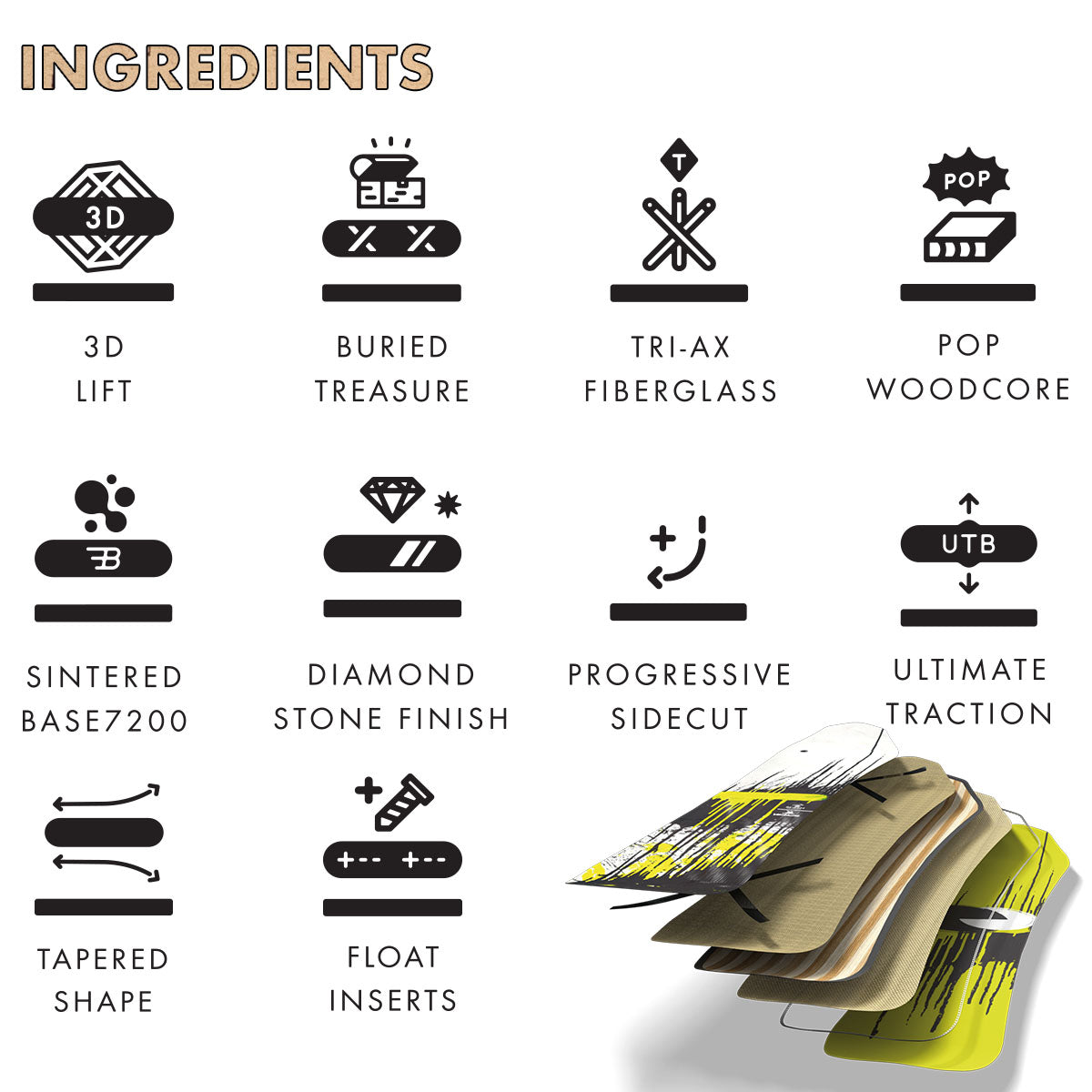 Slash by GiGi - Vertical Snowboard - Blank (TopArt)