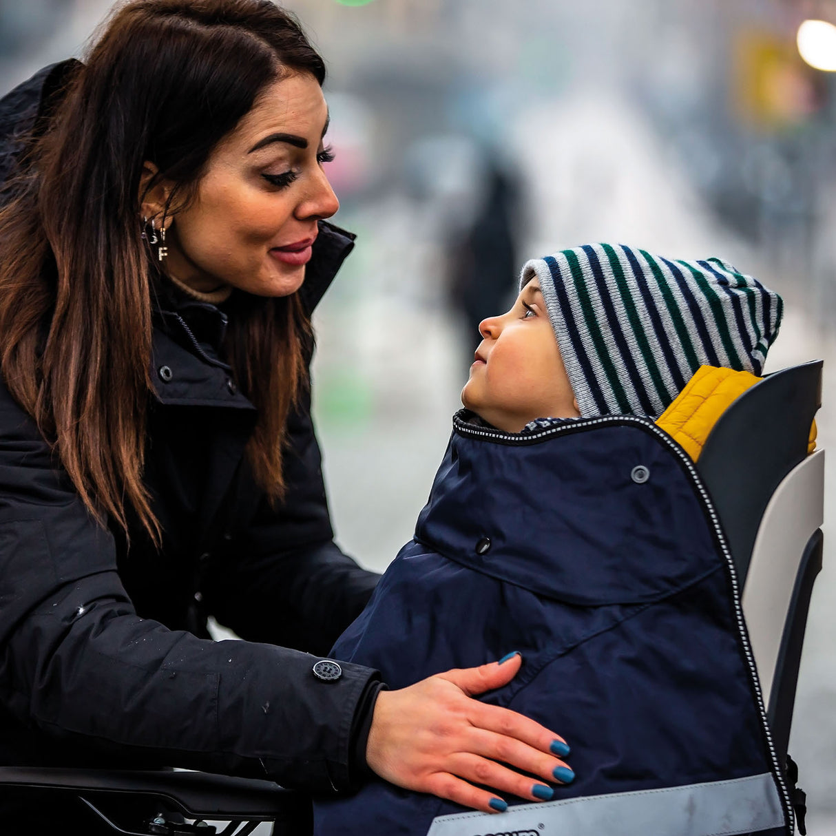 Tucano Urbano - Thermal Child Bike Seat Rain Cover with Hood - OPOSSUM® STORY - ZEITBIKE