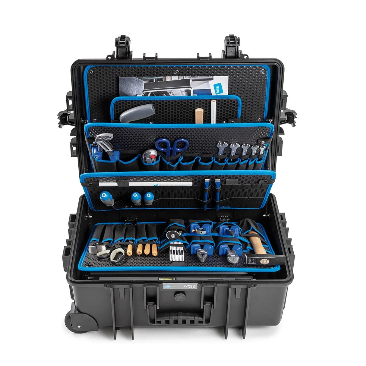 B&W Waterproof Case - Jumbo 6700 Outdoor Tool Case with Pocket Tool Boards