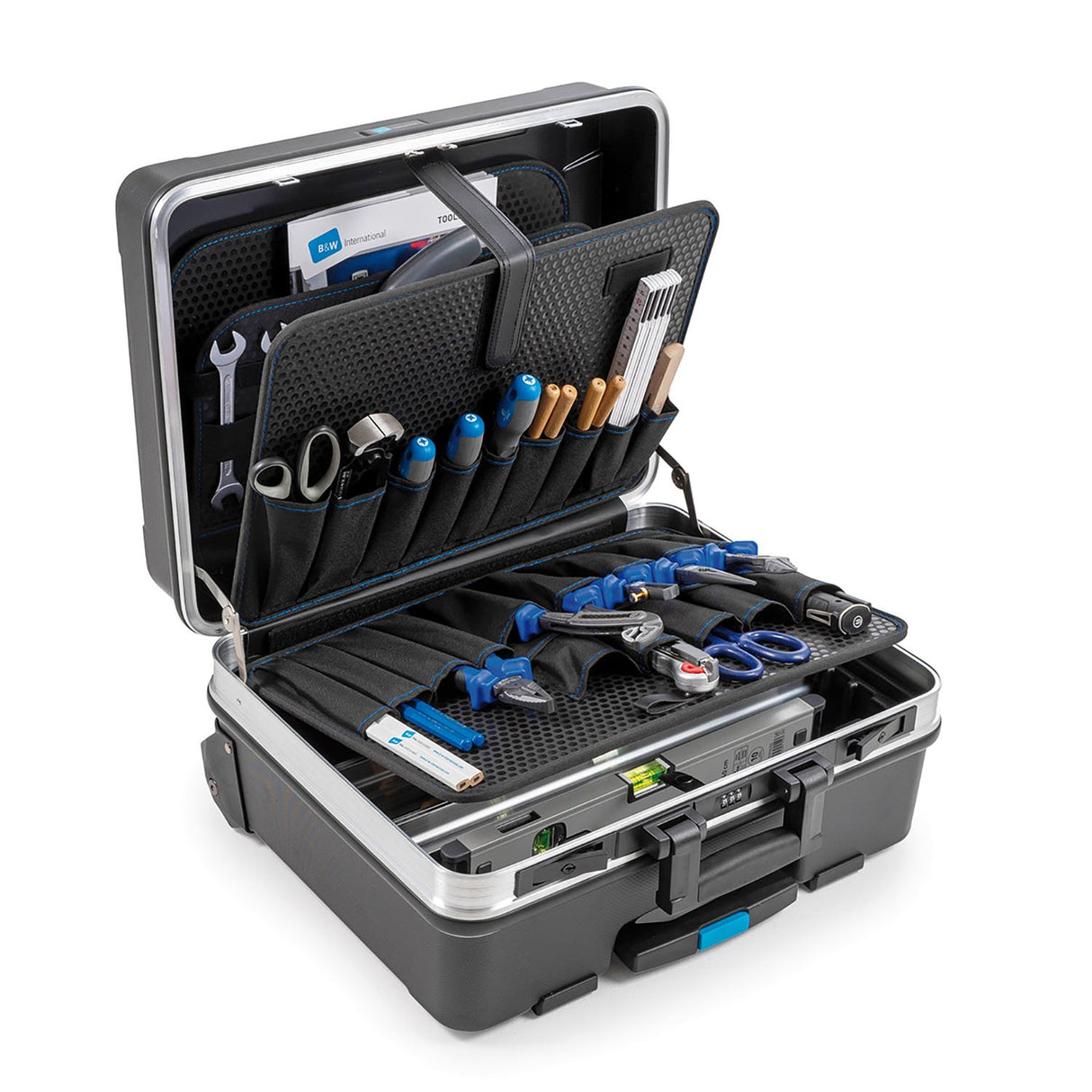 B&W Tool Case - Go Wheeled Tool Case with Pocket Boards