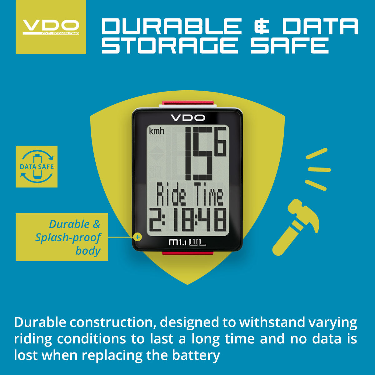 VDO Bicycle Computer M1.1 (Wireless) - ZEITBIKE