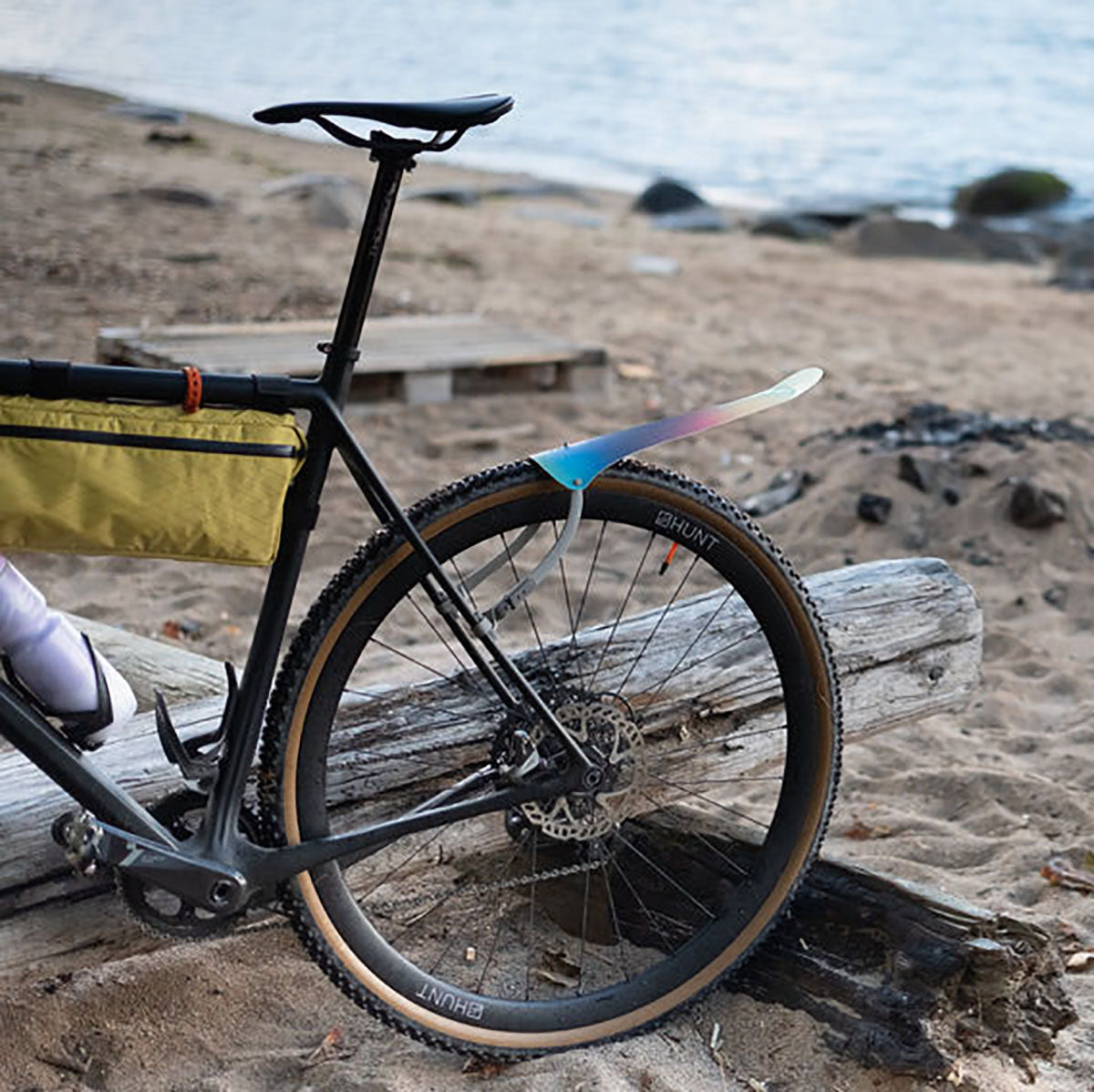 Ass Savers Win Wing Gravel Rear Mudguard w/ Grey Wishbone