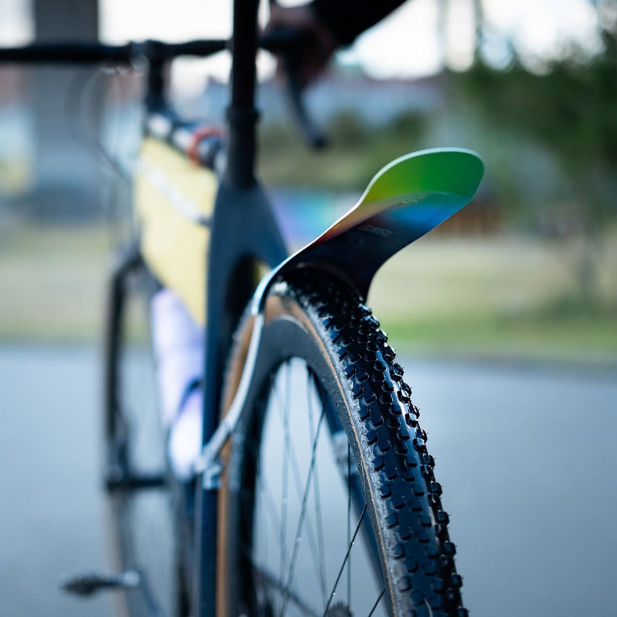 Ass Savers Win Wing Gravel Rear Mudguard w/ Grey Wishbone