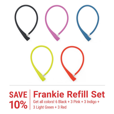 Knog - Frankie REFILL Set - 18 pc Cable Lock Bundle