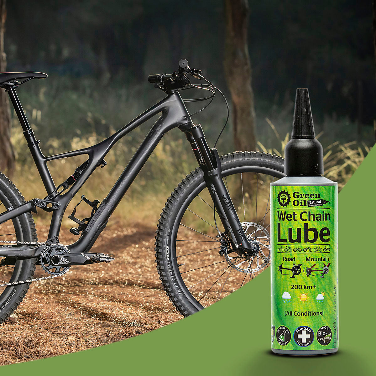 Green Oil - Wet Chain Lube - 100 ml