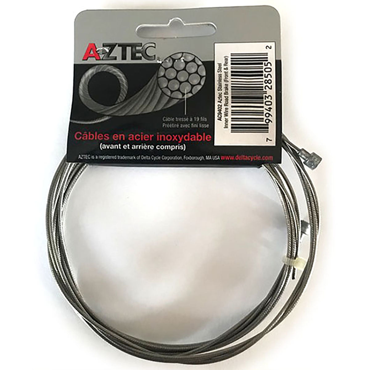 Aztec - Stainless Inner Wire Road Brake (Front + Rear) - Zeitbike