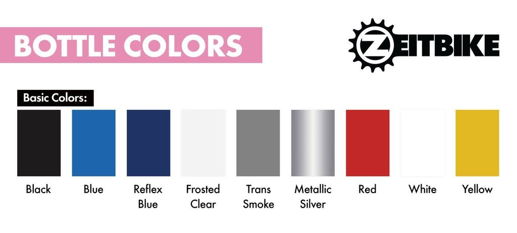 ZEITBIKE - Custom Bottles - 26 Oz. "Sure Grip" EZ-Squeeze Bike Bottles With Your Business Logo (Starting at 150 pcs)