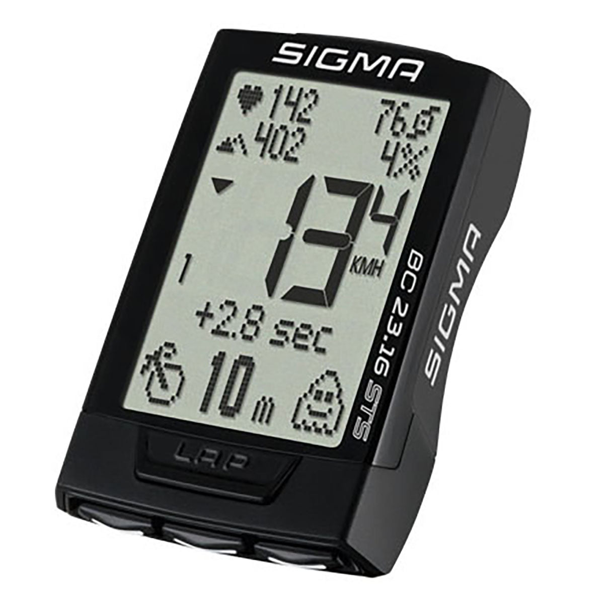 SIGMA Bicycle Computer - BC 23.16 STS, Digital Wireless - ZEITBIKE