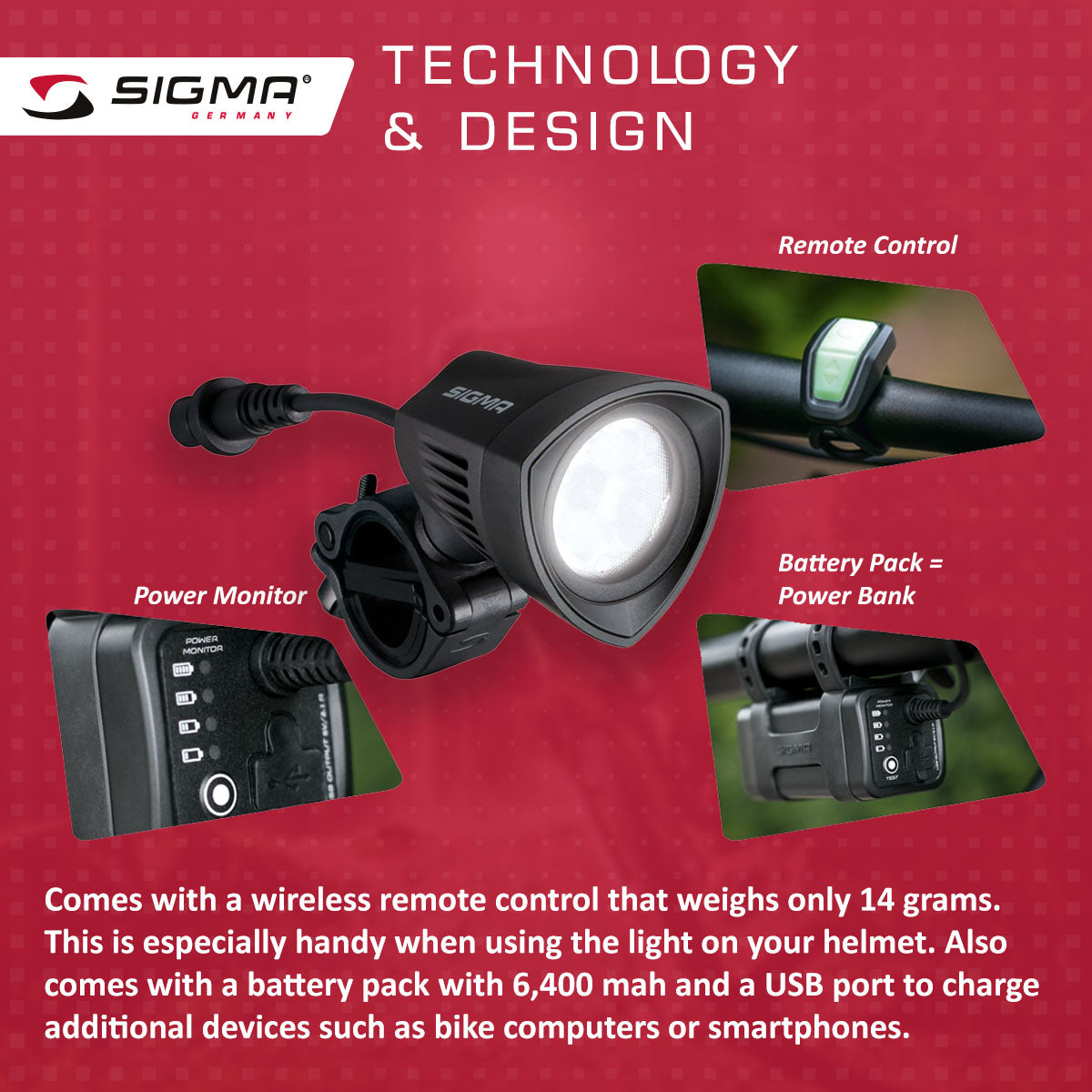SIGMA Light - BUSTER 2000 Power Light - ZEITBIKE