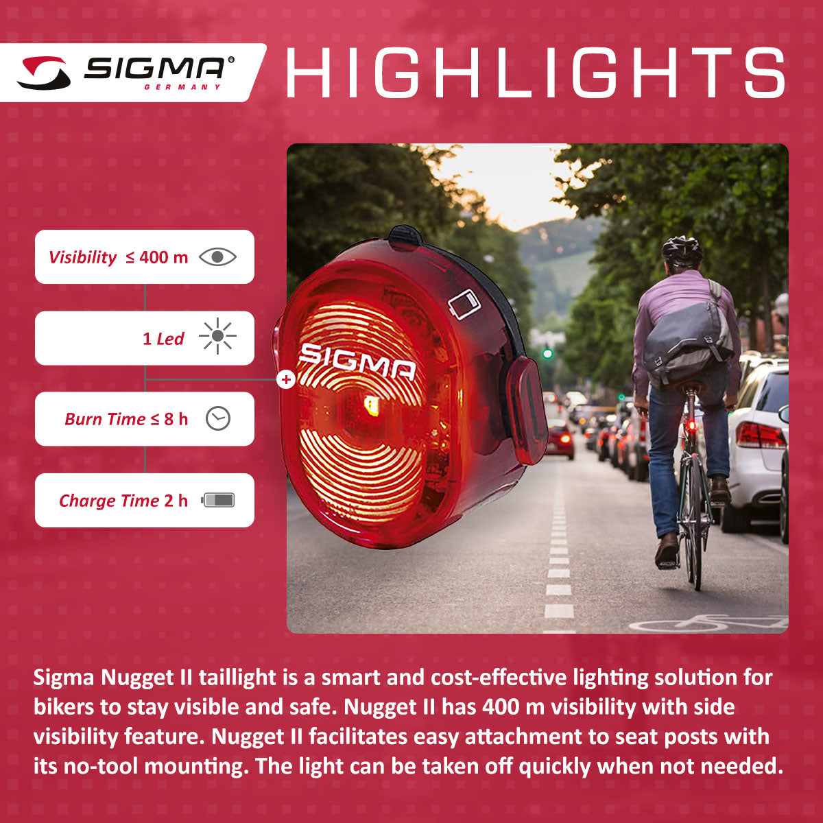 Sigma cycle lights sales india