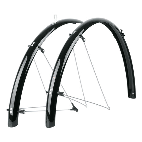 SKS - Bicycle Fender Set for Commuter (2pc Set) - Black - ZEITBIKE