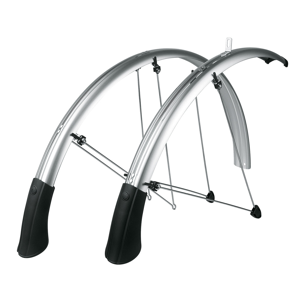 SKS - Bike Fender Set - P55 Chromoplastic Longboard (26x1.6-2.1) - Silver - ZEITBIKE
