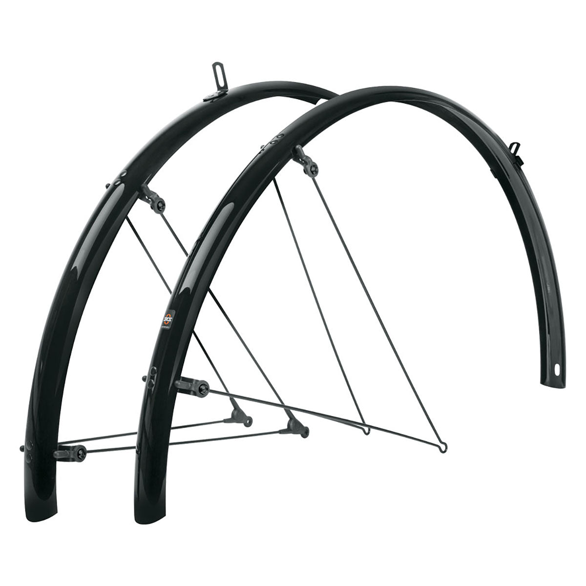 SKS - Bike Fender Set, Bluemels B35 Black / Silver, 700x20-28