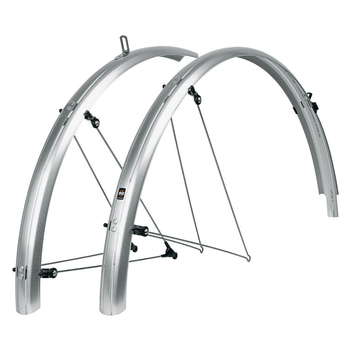 SKS - Bike Fender Set, Bluemels B45 Black / Silver, 700x28-37