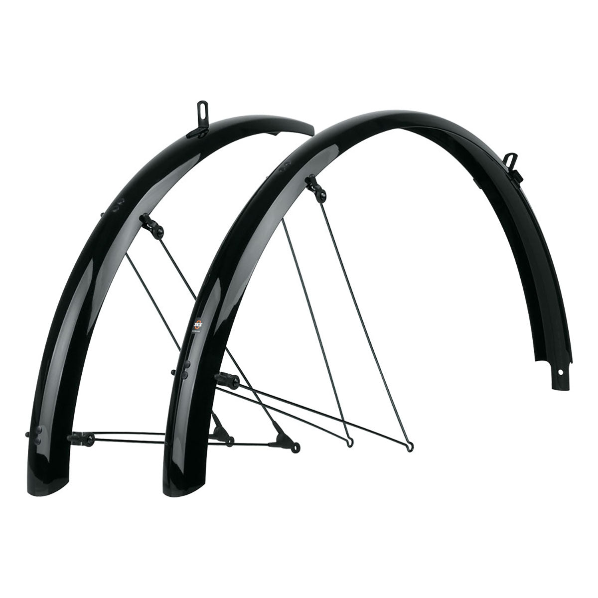 SKS - Bike Fender Set, Bluemels B55 Black / Silver, 700x32-47