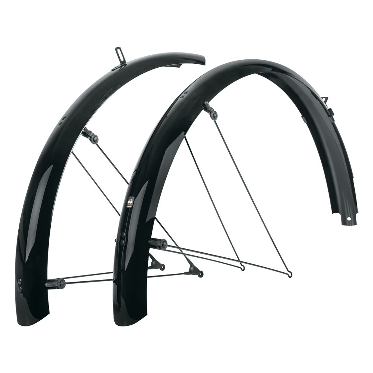 SKS - Bike Fender Set, Bluemels B65 Black / Silver, 27.5/29/700x2.25 max
