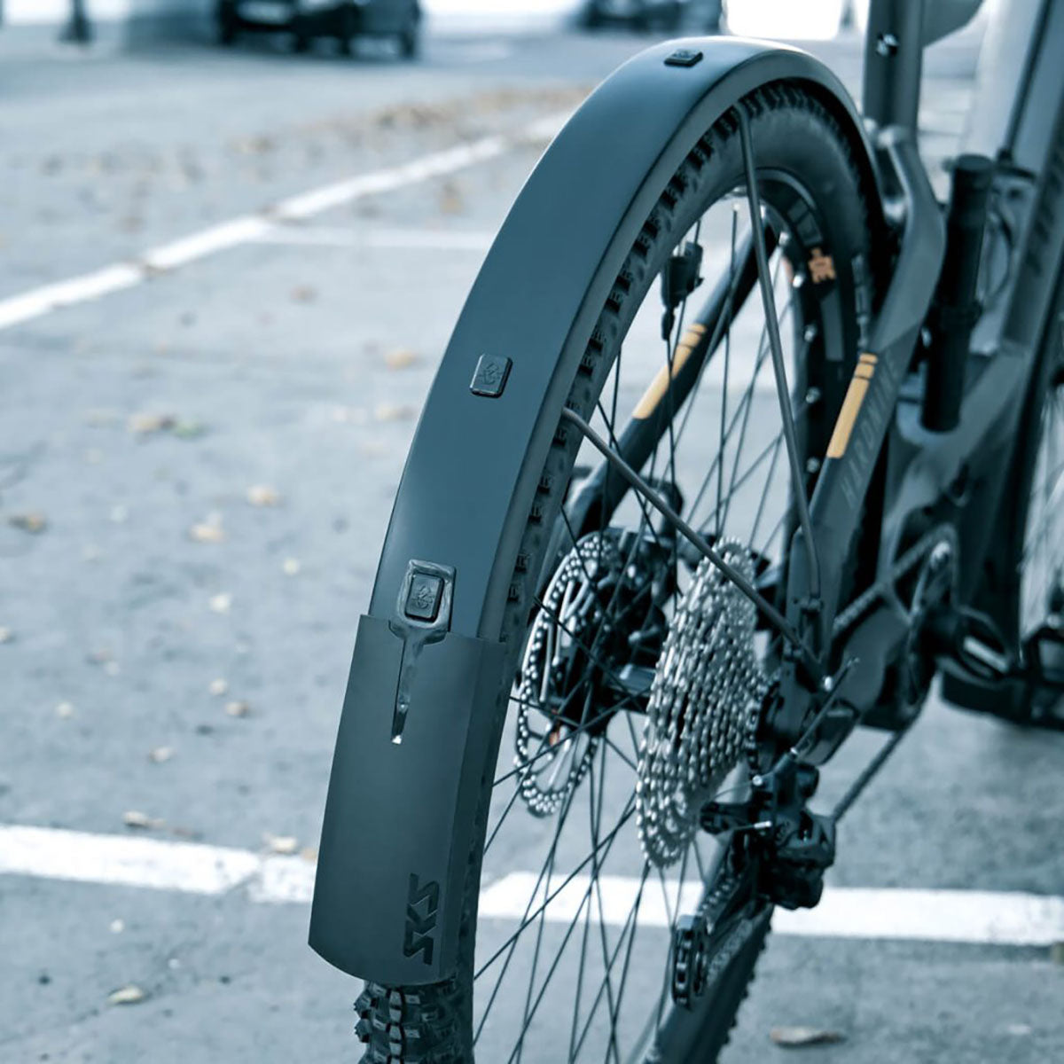 SKS - Bike Mudguard Set, Bluemels Style B65 Matte Black, 27.5/29/700x1.75-2.25