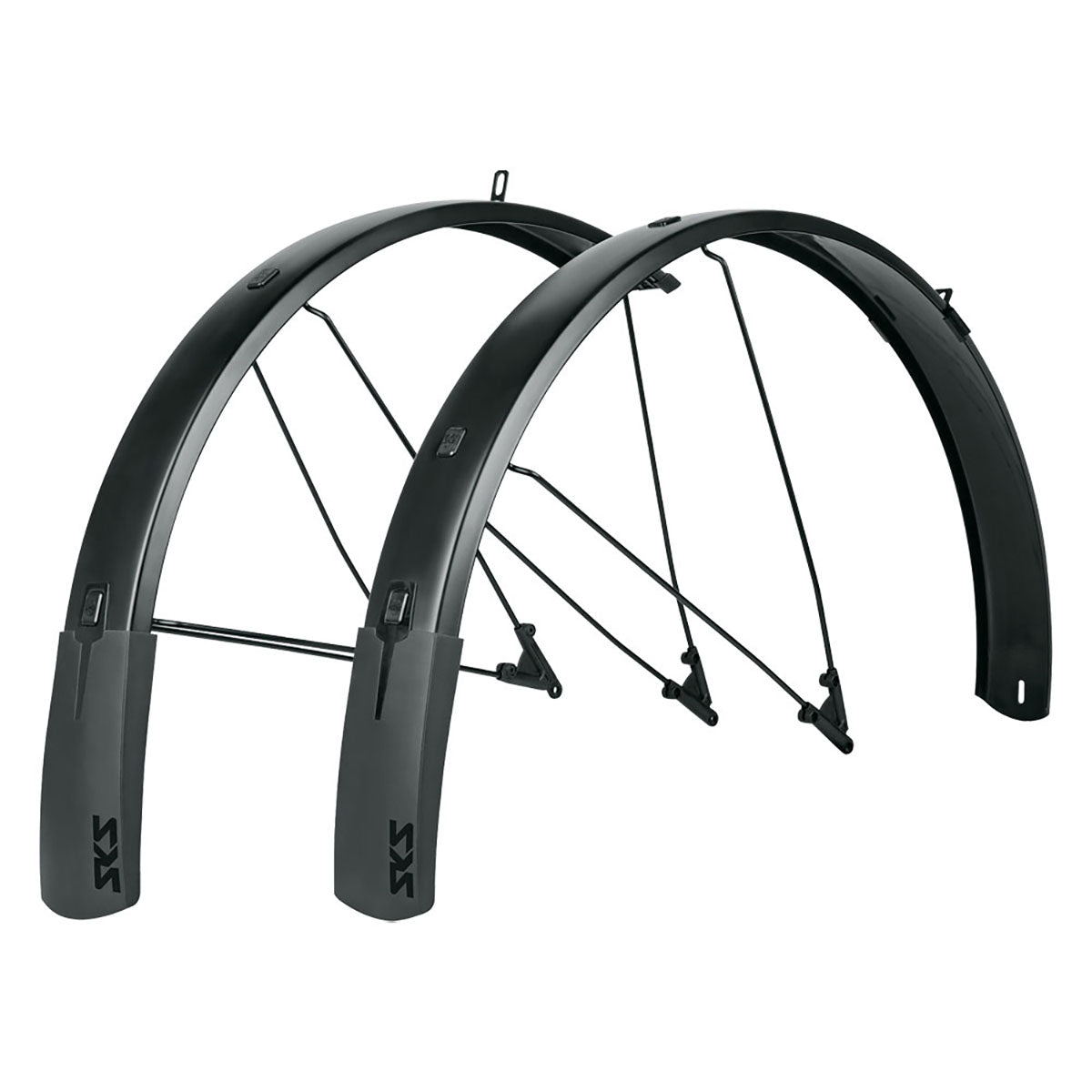 SKS - Bike Fender Set, Bluemels Style B75 Matte Black, 27.5/29/700x2.25-2.6