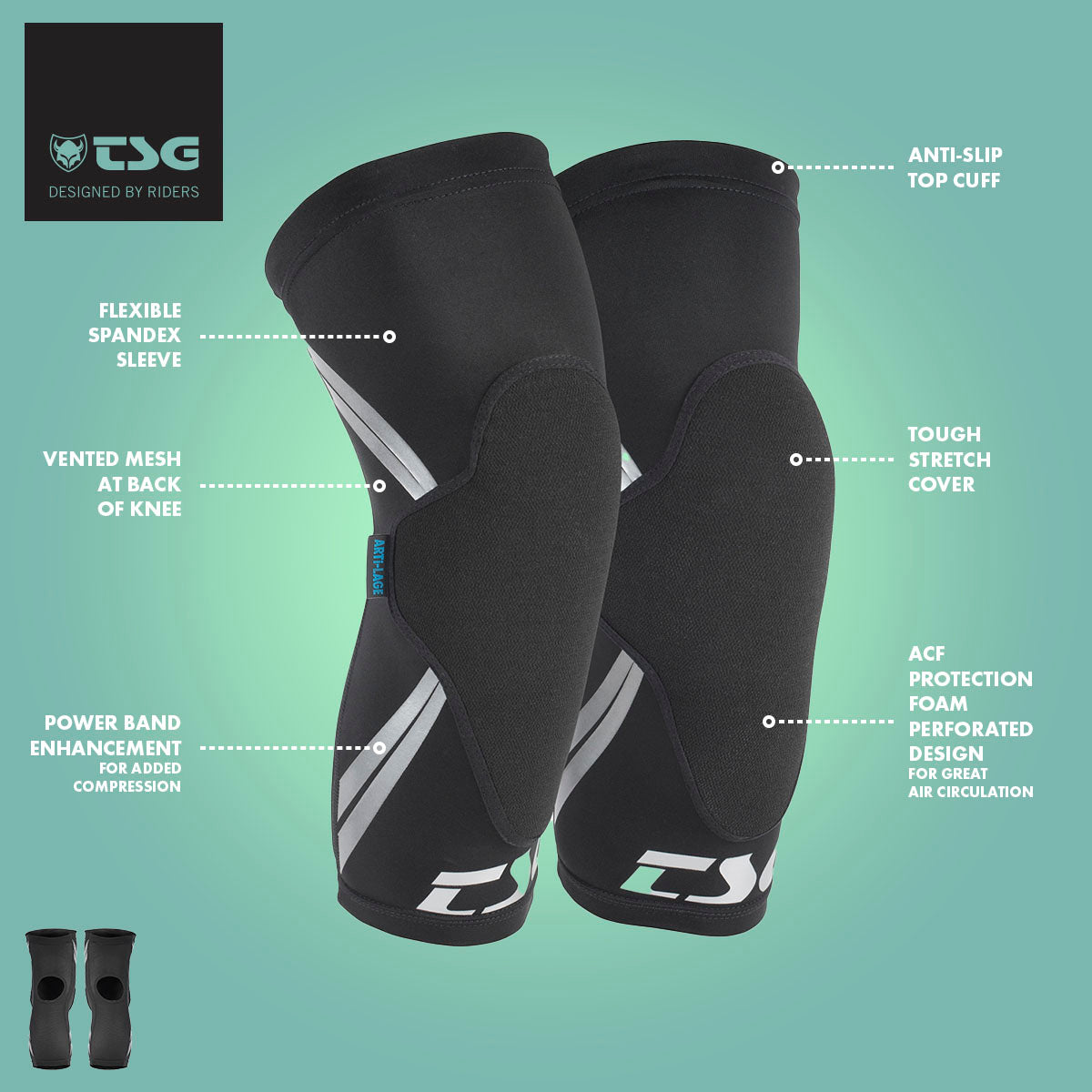 TSG - Knee-Sleeve Dermis A - ZEITBIKE