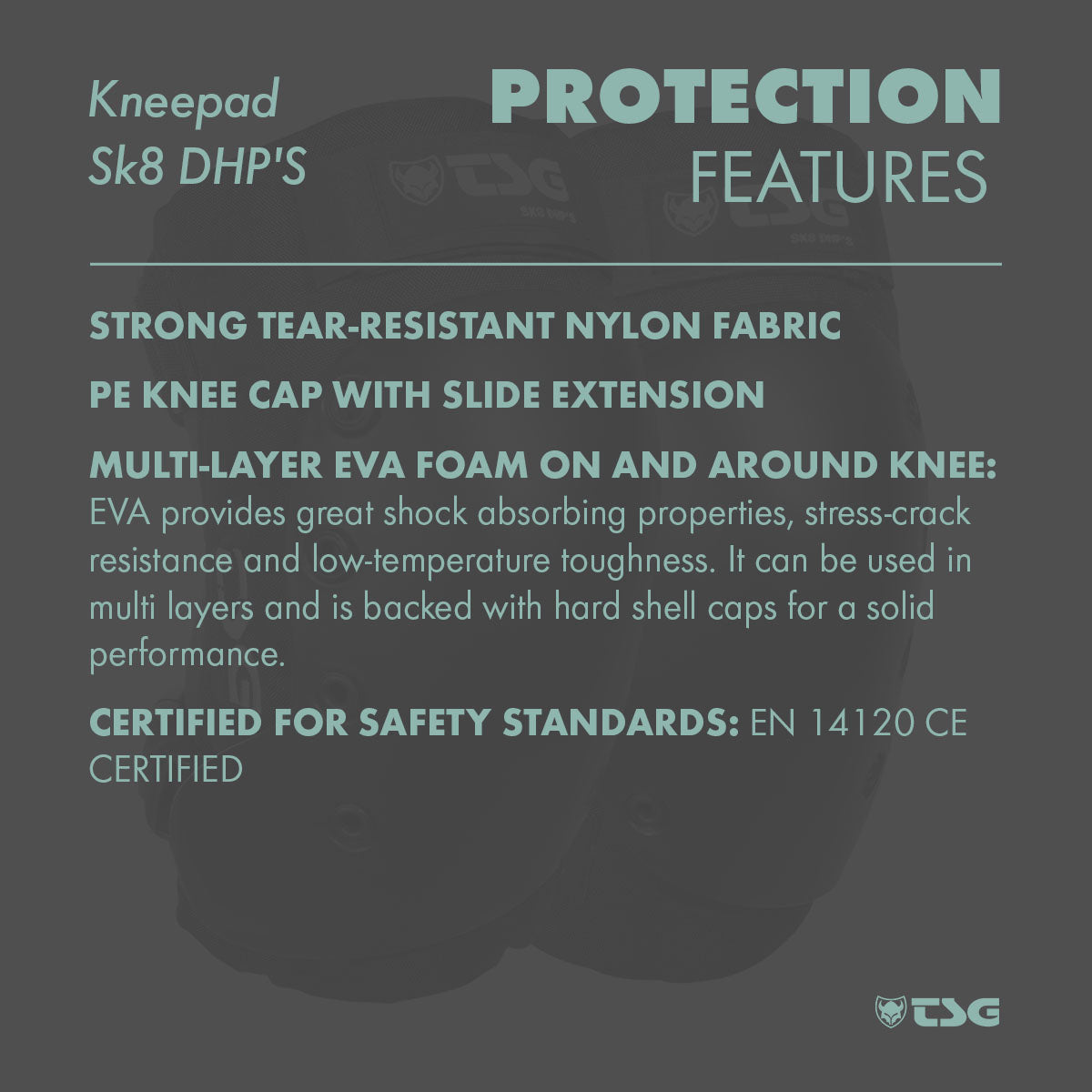 TSG - Kneepad Sk8 DHP'S - ZEITBIKE