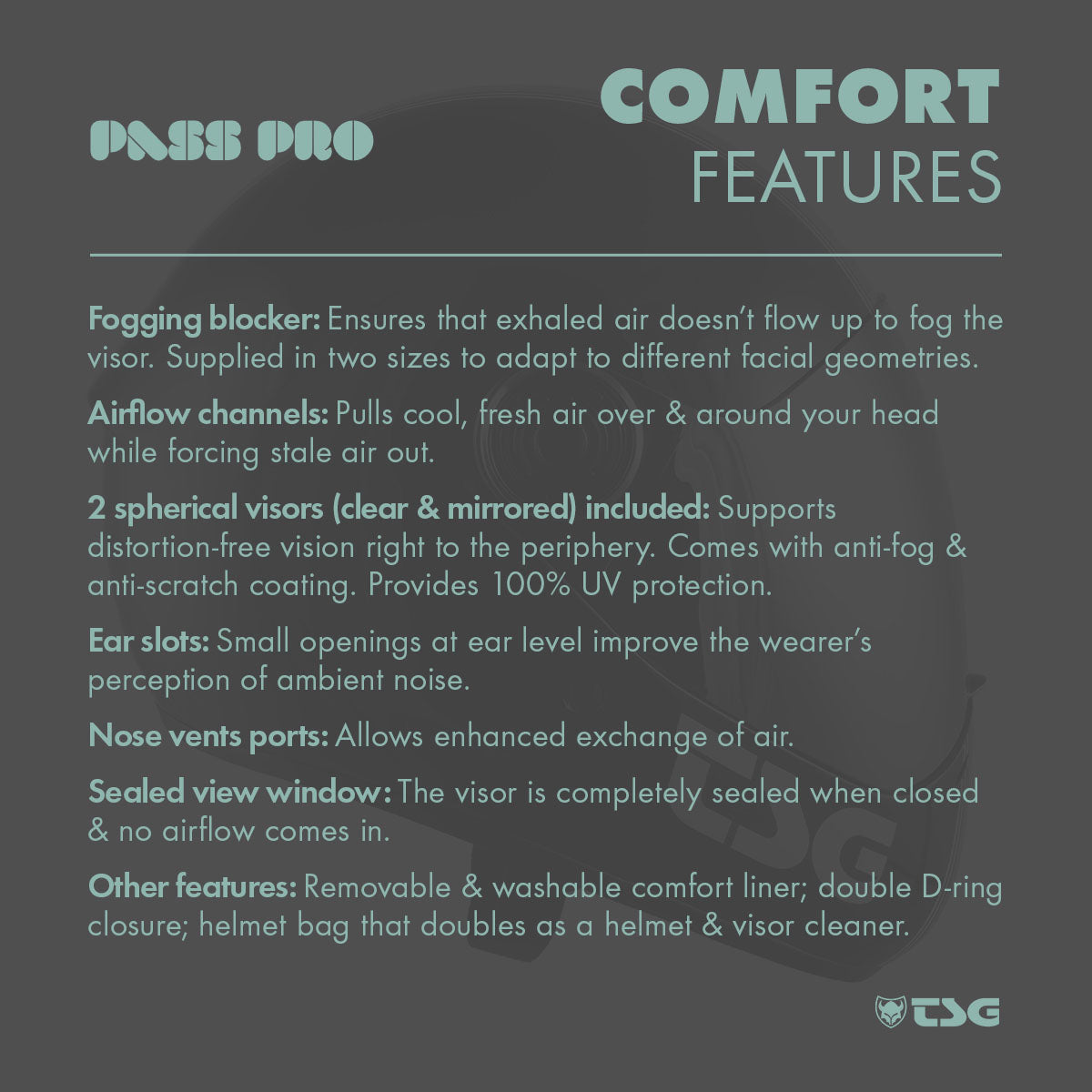 TSG - Pass Pro Helmet (Bonus Visor) - ZEITBIKE