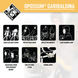 Tucano Urbano -  Bicycle Rain Cape - GARIBALDINA OPOSSUM® - Dove–Grey