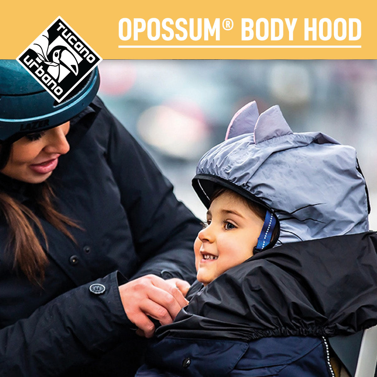 Tucano Urbano - Rainproof Cape - OPOSSUM® BODY HOOD ONLY