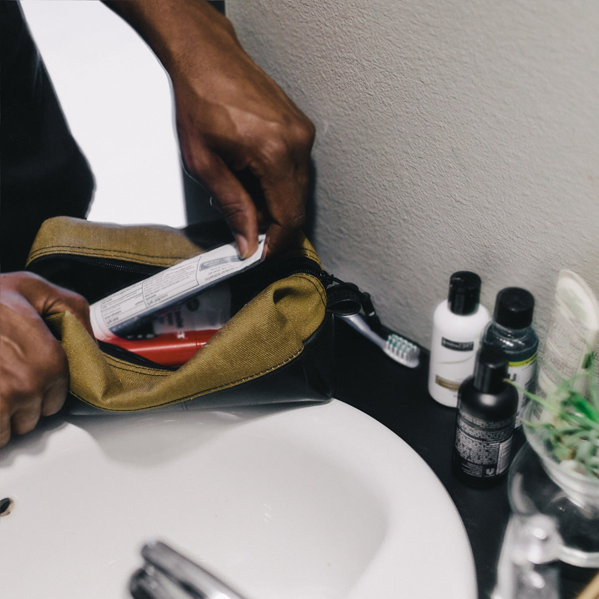 Alchemy Goods - Elliott Large Travel Kit- Denim - ZEITBIKE