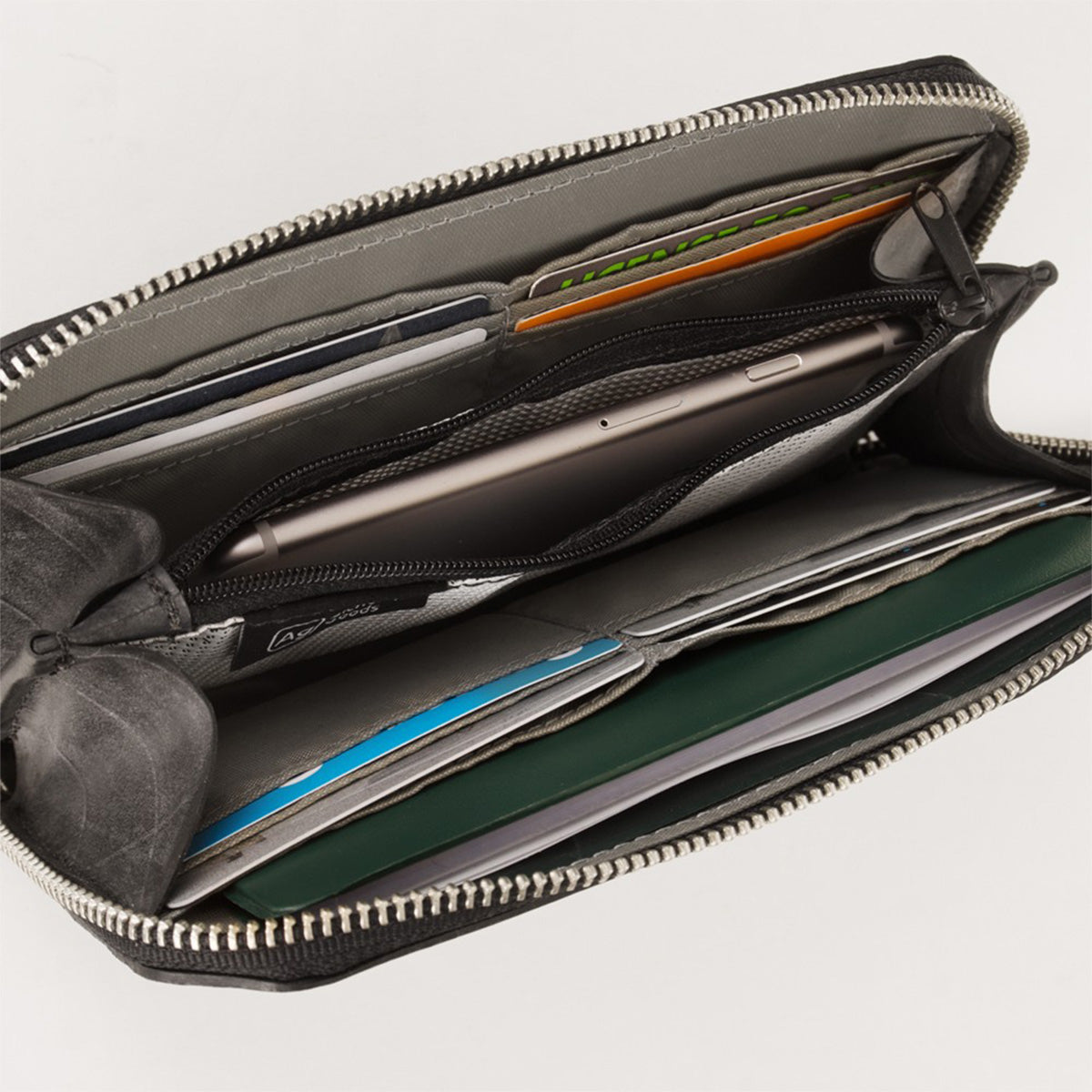 Alchemy Goods - Faunterloy Zip Wallet - Grey - ZEITBIKE