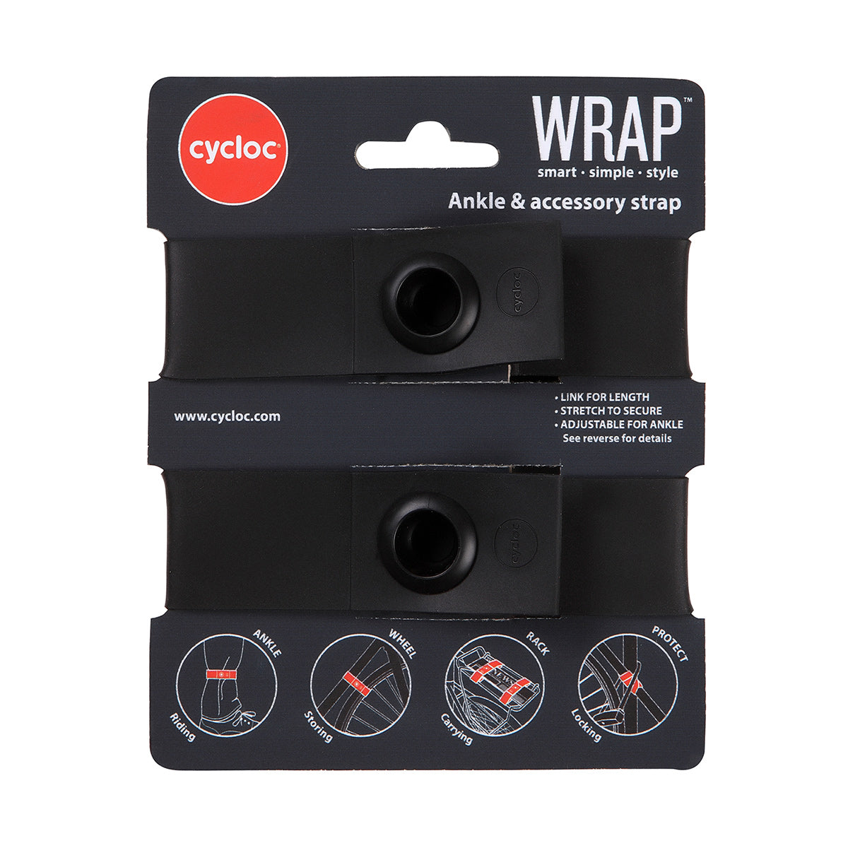 CYCLOC - WRAP - Ankle and Accessory Strap - ZEITBIKE