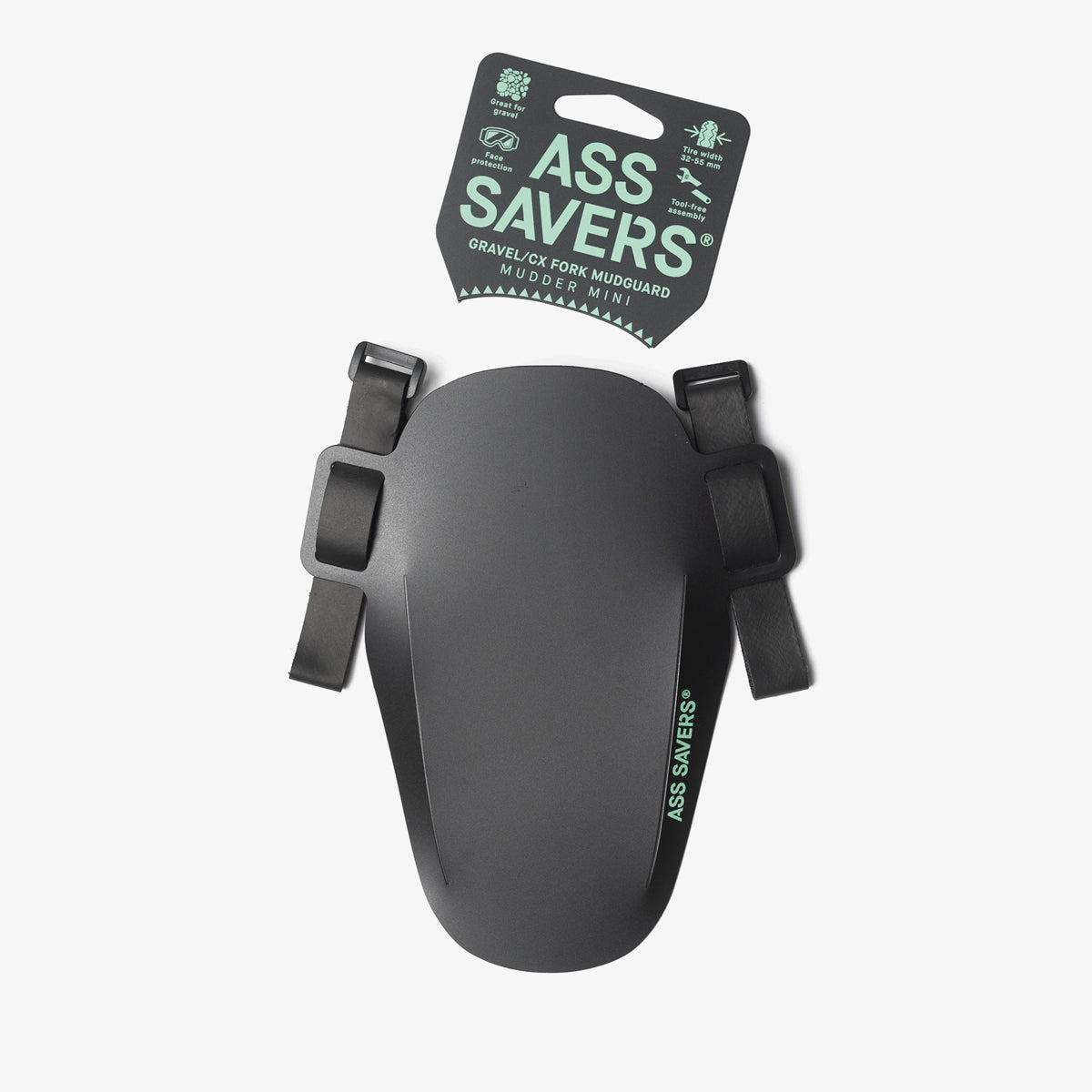 ASS SAVERS - Mudder Mini - Front Fender, 32-55mm - ZEITBIKE