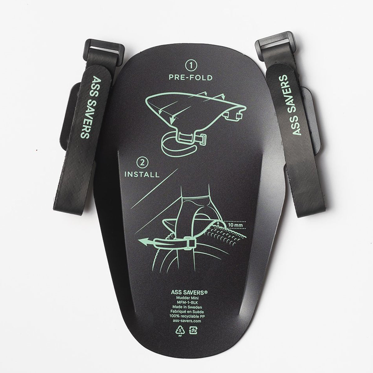 ASS SAVERS - Mudder Mini - Front Fender, 32-55mm - ZEITBIKE