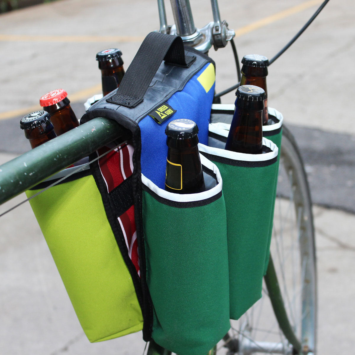 Green Guru - Sixer 6-Pack Bottle Holder - Multi-color - ZEITBIKE