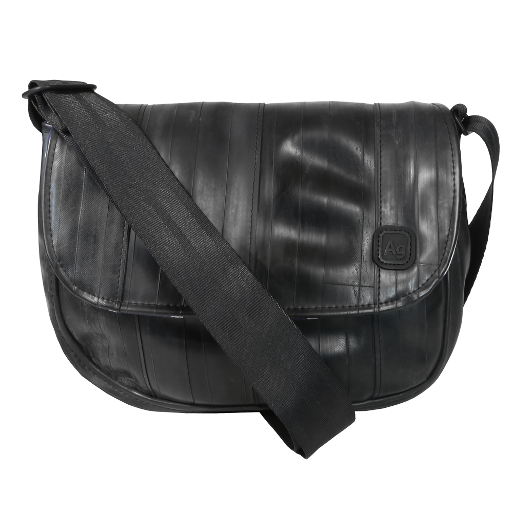 Alchemy Goods - Laurelhurst Cross Body Bag - Black/Turquoise - ZEITBIKE