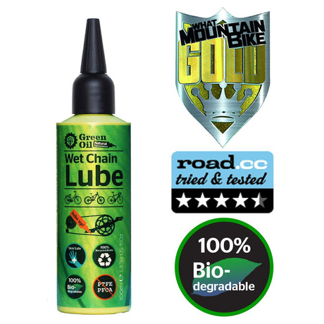 Green Oil - Wet Chain Lube - 100 ml