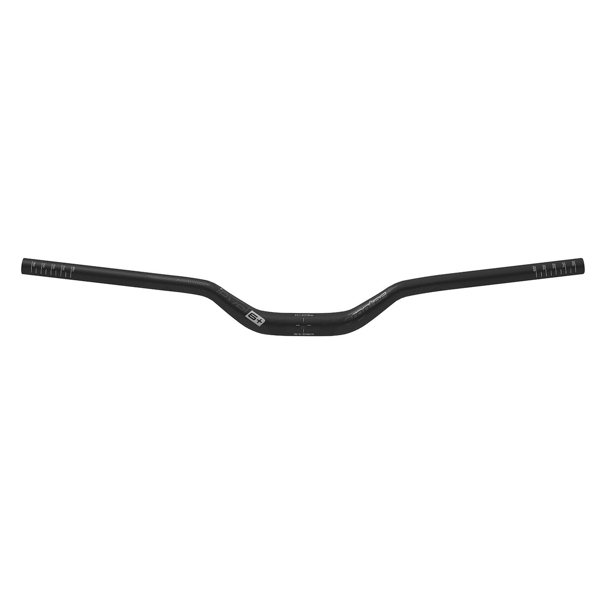 Ergotec Riser Bar 50 (31.8, GW780, GL220, GH50, 12° | Black Sandblasted) - ZEITBIKE